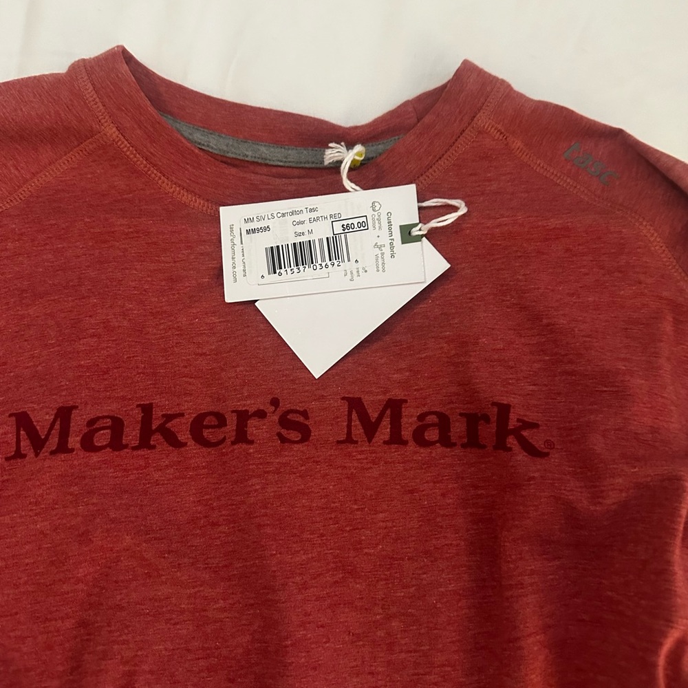 NWT Maker’s Mark long sleeve T by TASC